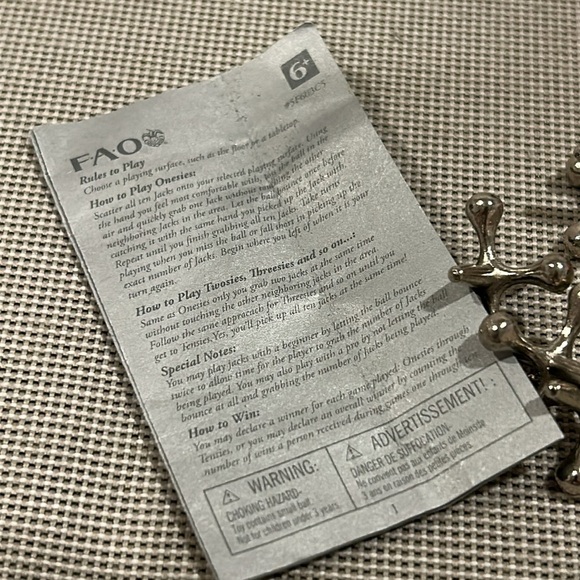 FAO Schwarz Jacks - Picture 3 of 4